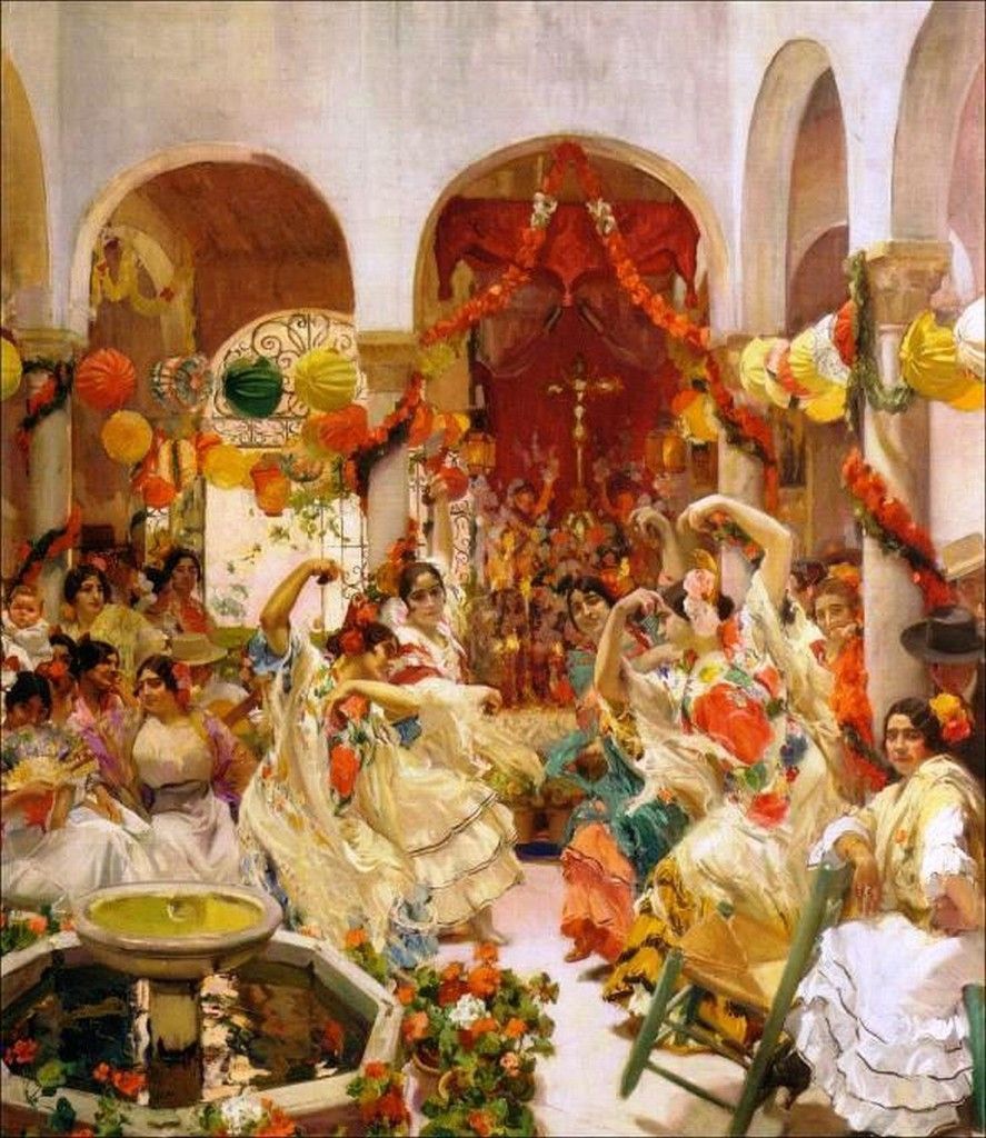 'Baile' de Joaquín Sorolla.