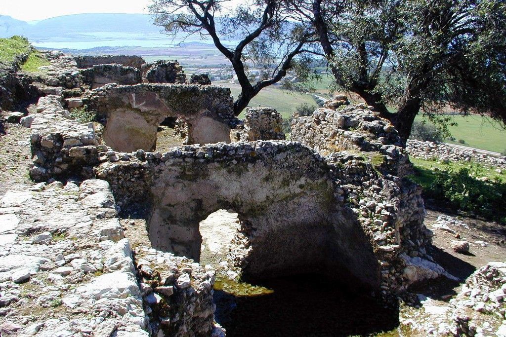 Cisternas de decantación del Castellum Aquae de Sierra Aznar.