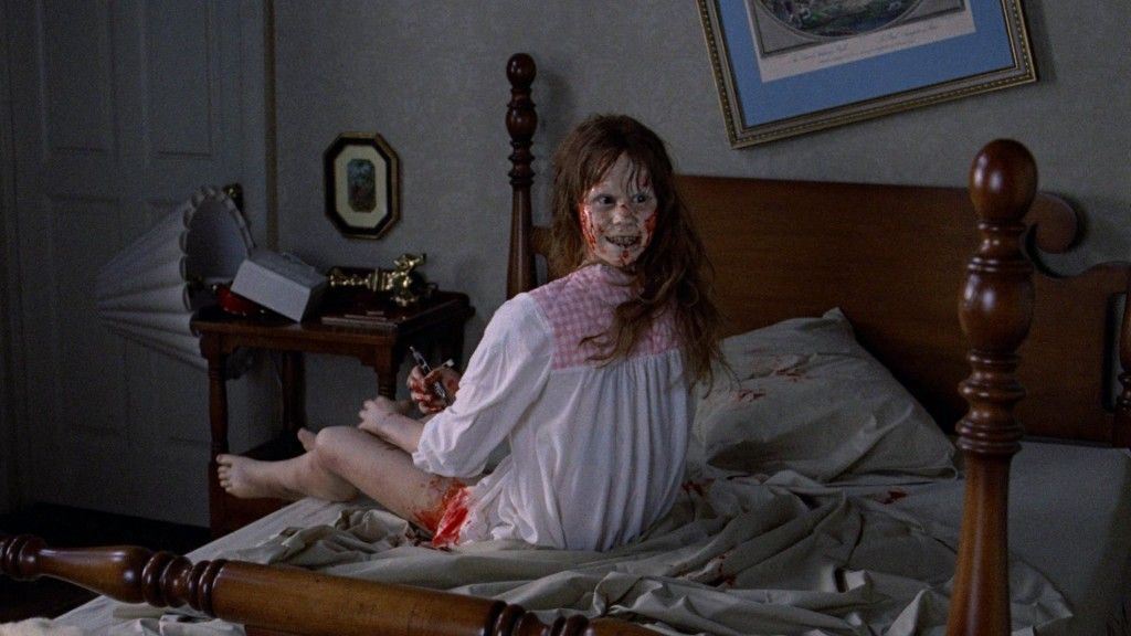 Una estremecedora escena de la película 'El exorcista'.