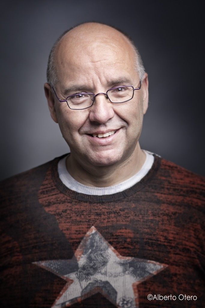 Raúl García retratado por Alberto Otero.