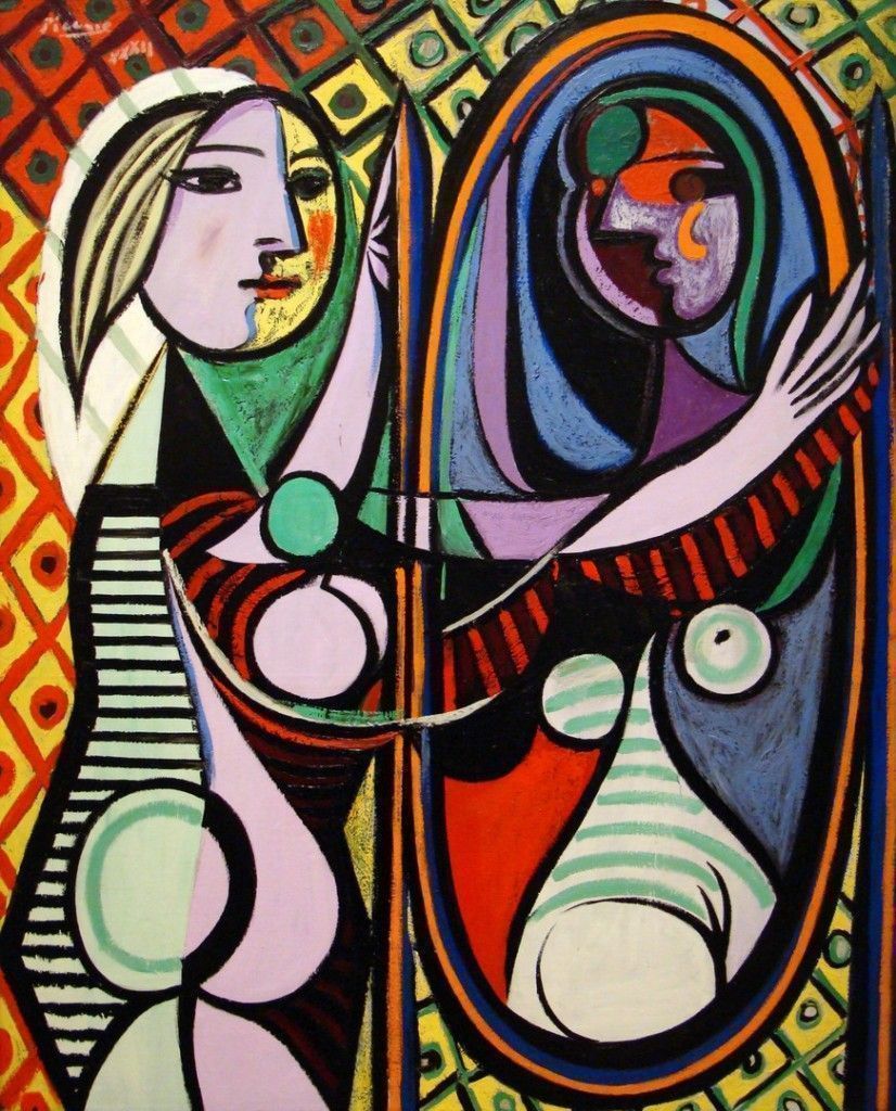 'Mujer ante el espejo'. Pablo Picasso.