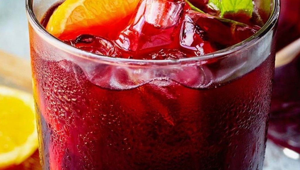 Refrescante sangría.