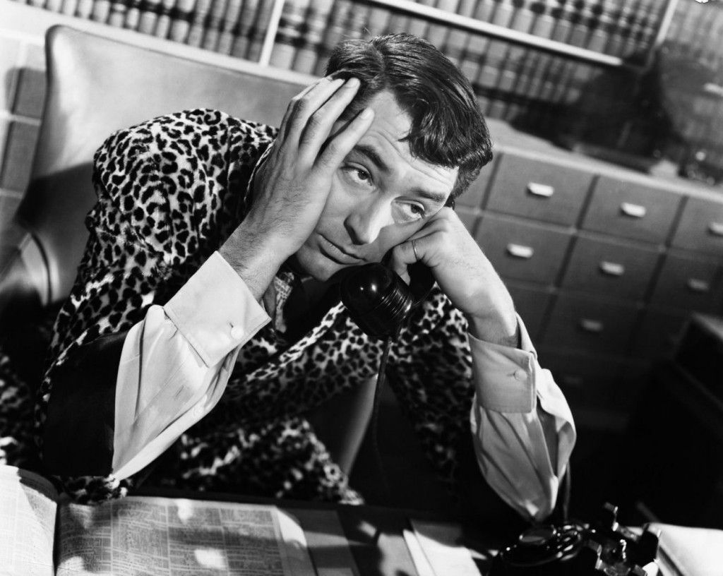 Cary Grant, en una divertida escena de 'Mi esposa favorita'.