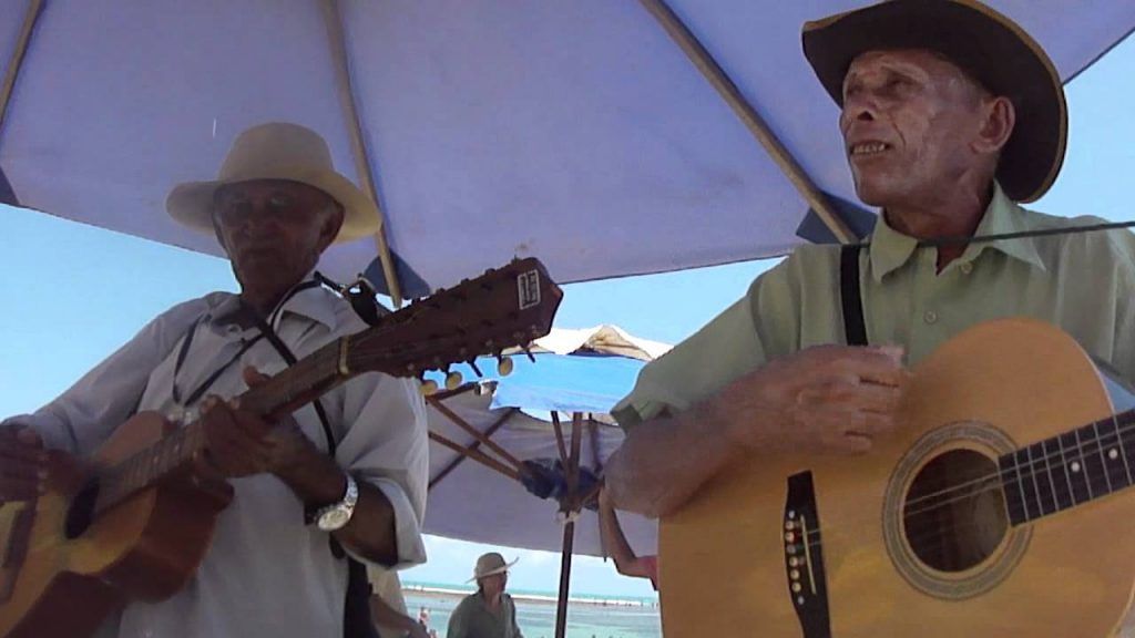Repentistas en Porto de Galinhas (Brasil).