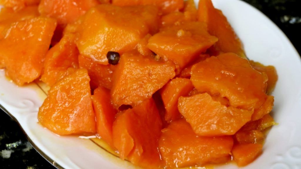 Compota de boniato.
