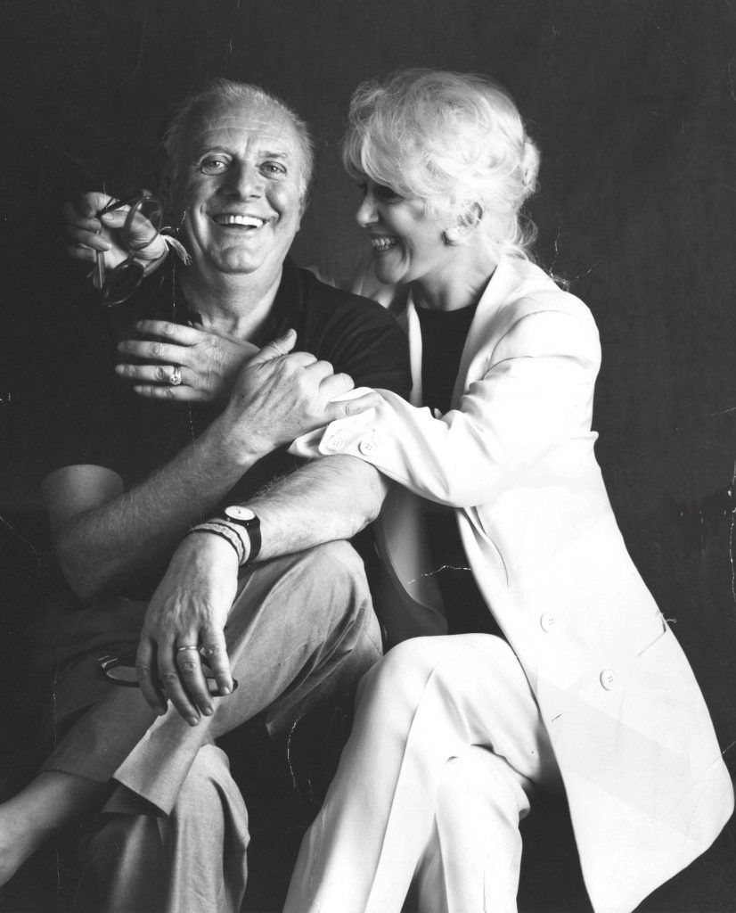 Dario Fo junto a Franca Rame.