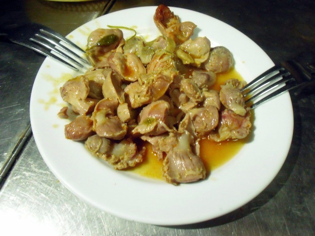 Mollejas de  Casa Chelense.