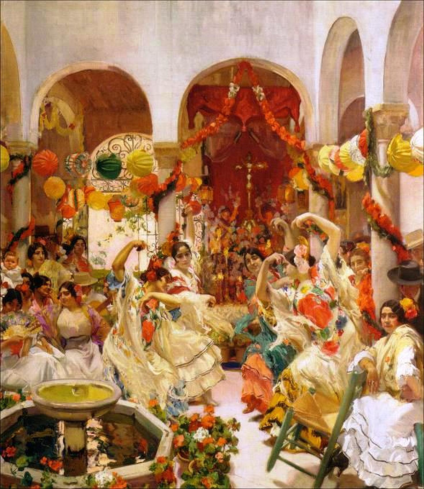 'Baile' de Joaquín Sorolla.